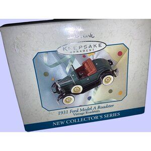 Hallmark Keepsake Ornament 1931 Ford Model A Roadster Vintage Roadsters Series